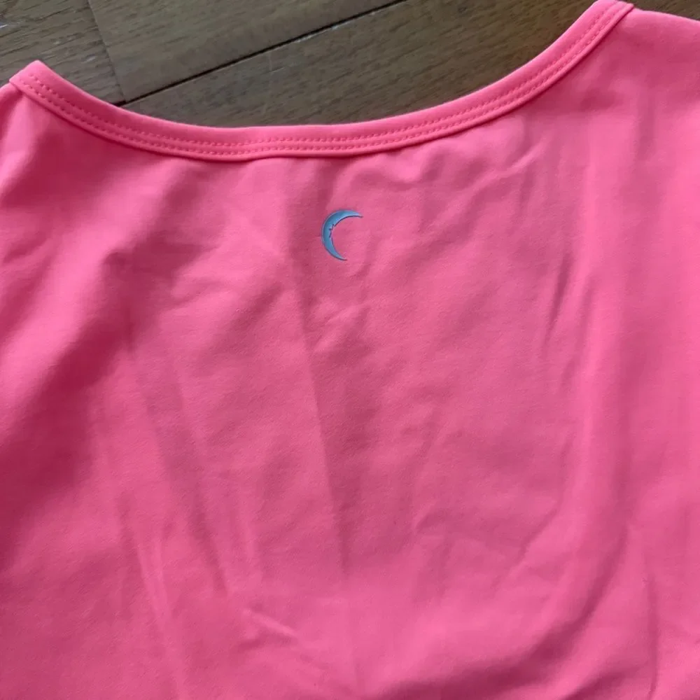 NWT Zyia Pink Flamingo Stronger Tank Size XXL Crop Top Gym Sport Yoga Running - Picture 8 of 9